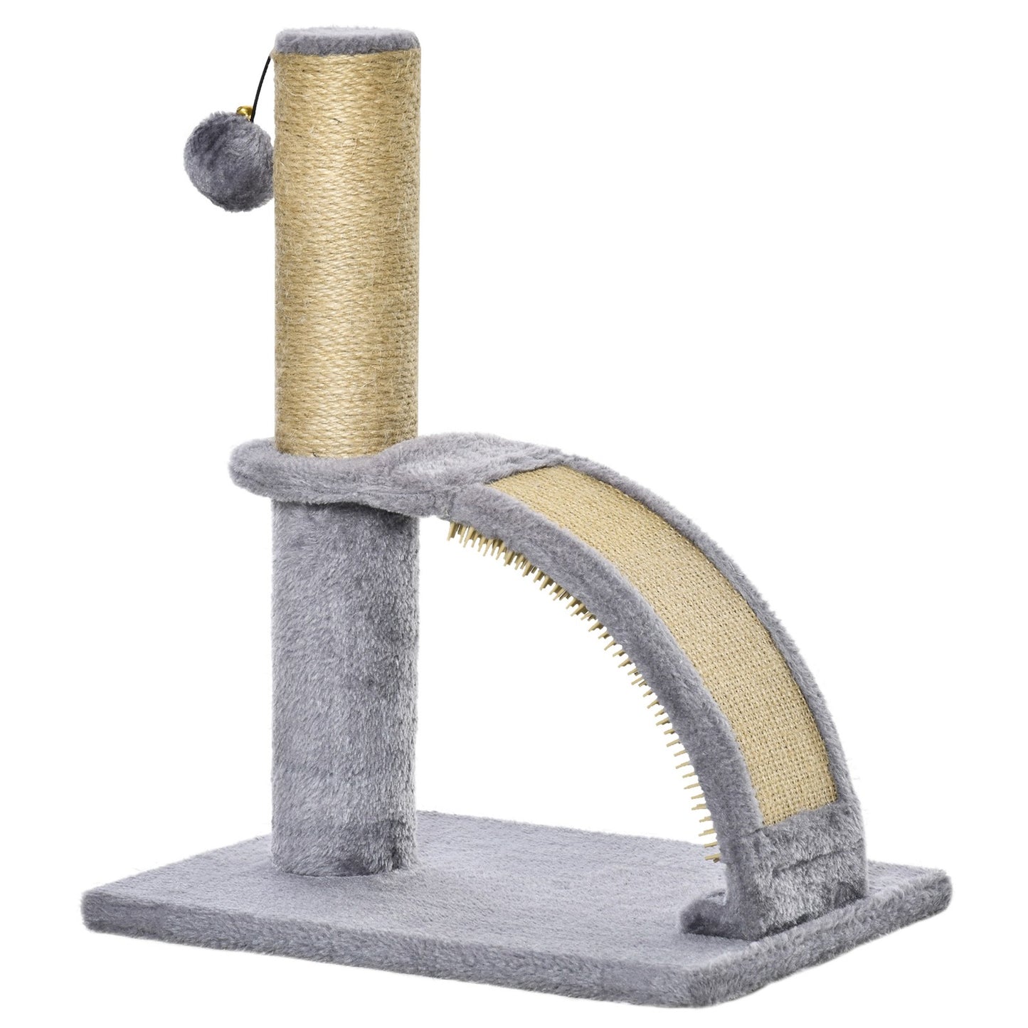 Cat Tree Activity Center with Scratching Massage Board Hanging Ball