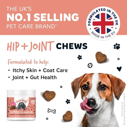 Bugalugs 100% Pure Salmon Oil for Dogs, Cats & Pets 500Ml, Healthy Skin & Coat