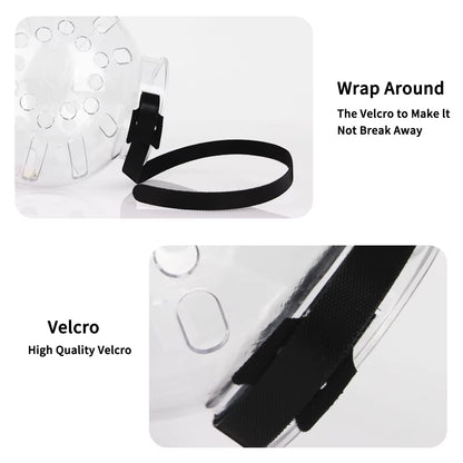 Cat Muzzle Anti-Bite Breathable Cat Grooming Supplies Grooming Mask Bath Grooming Anti-Licking Protective Space Hood