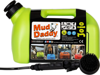 – Portable Pet Washer, Multipurpose Washing Device, Muddy Walks, Pet Cleaning, Grooming Perfect for Dogs, Horses, Bikes, Shoes, Camping and More – 5 Litre – Green