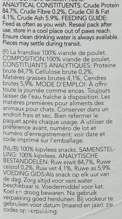 Cat 100% CHICKEN CAT TREATS Maxitube, 170G