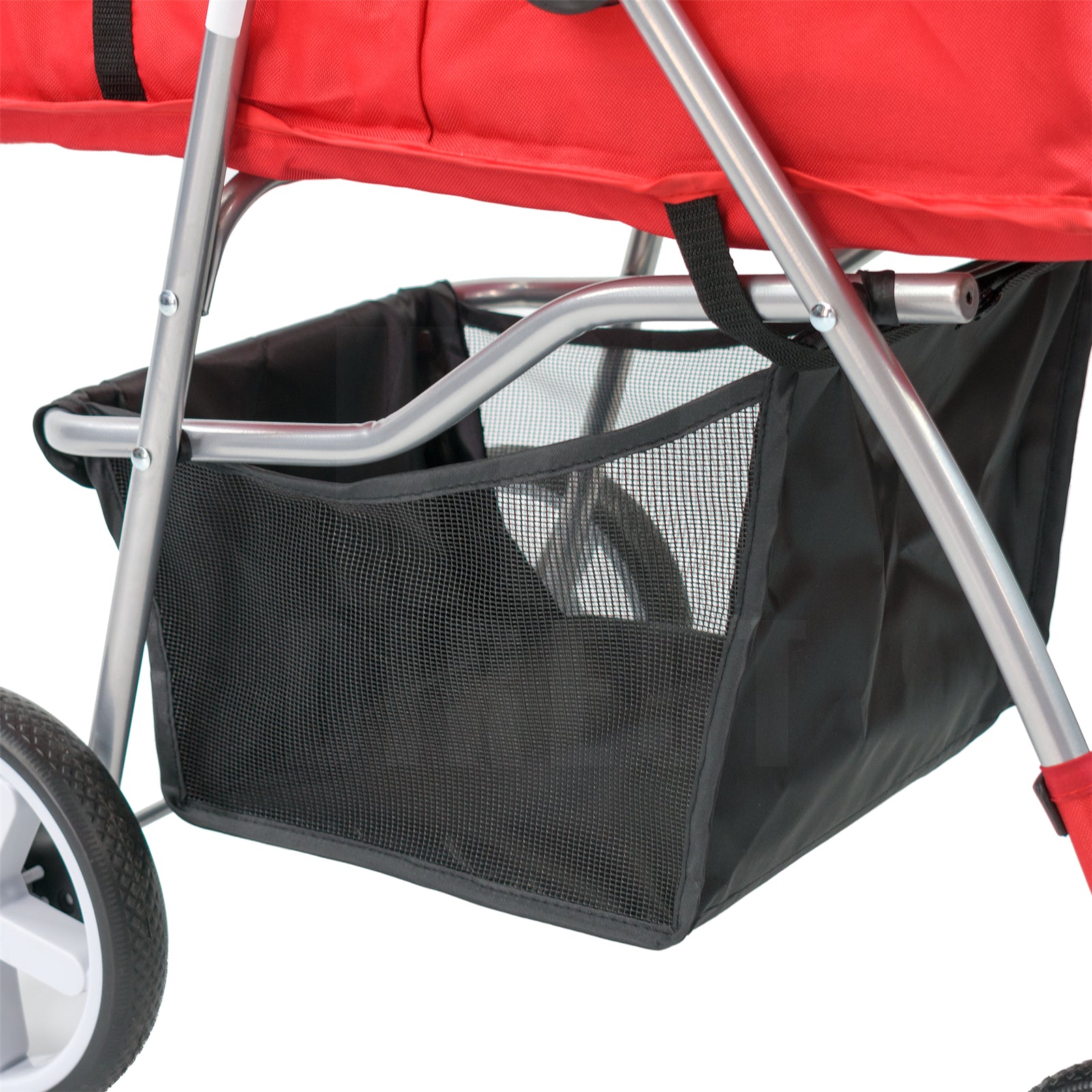 KCT RED PET STROLLER for MEDIUM SMALL DOG CAT BUGGY PRAM PUSHCHAIR DOGGY PUPPY