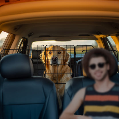 Dog Guard for Suvs, Vehicles, Vans, Car Barrier with Adjustable Width