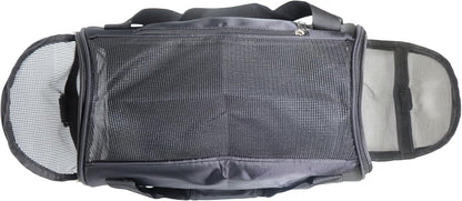 Pet Carrier Airline Approved Cat Carrier Dog Carrier for Medium Small Cats Small Puppy Kitten,Dog Cat Pet Travel Carrier (Medium, Black)