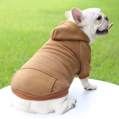 Dog Winter Hooded Sweatshirt for Small Medium Puppy Pet Coat Cat Jacket Clothes Chihuahuas French Bulldog Costumeme
