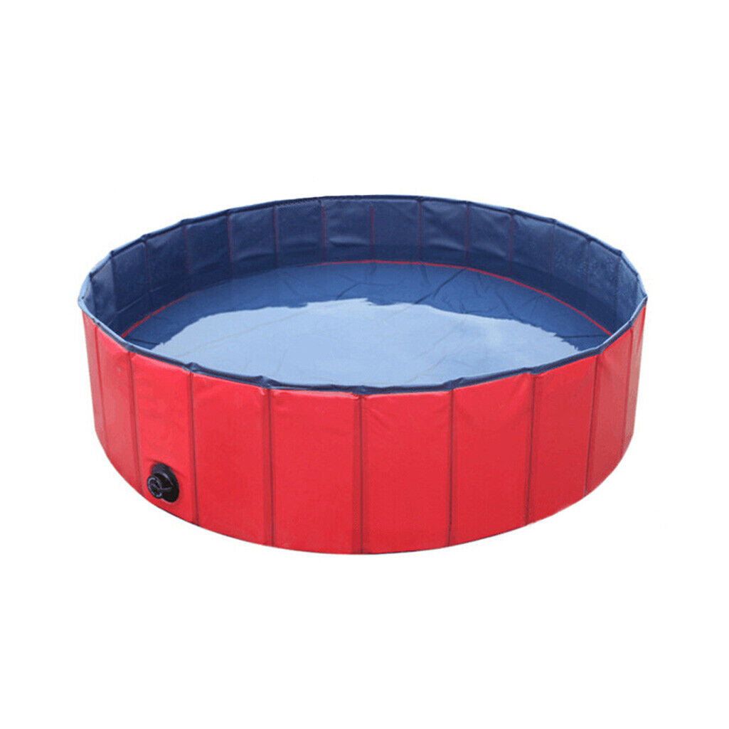 Large Pet Bath Pool Foldable Swimming Pool Dog Paddling Bathing Washer Tub Cool