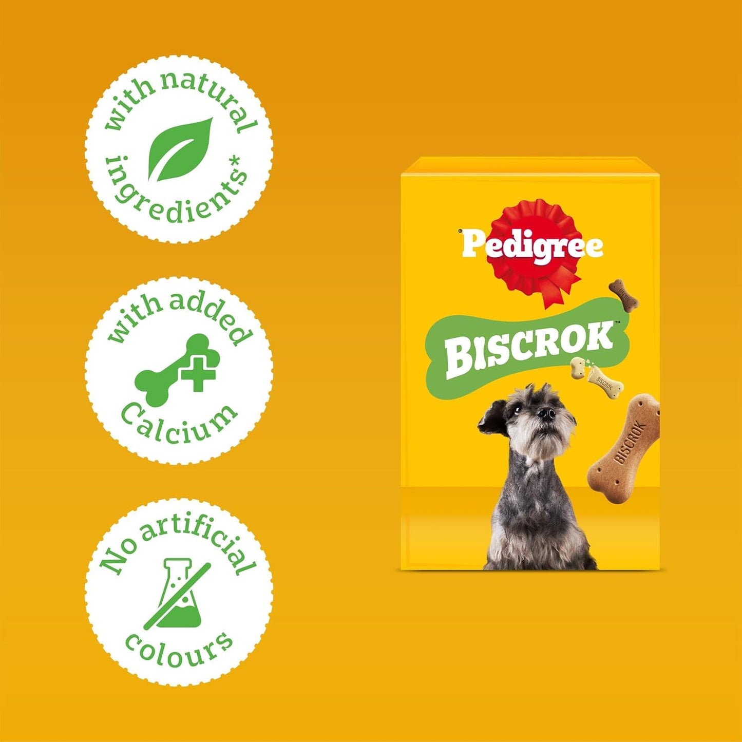 Biscrok Multi Mix - Dog Treats - Bone-Shaped Biscuits - 500 G