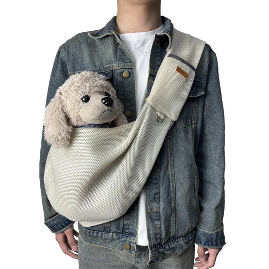 Pet Out Crossbody Bag Summer Cat Dog Pet Supplies Portable Breathable Pet Carriers Bags
