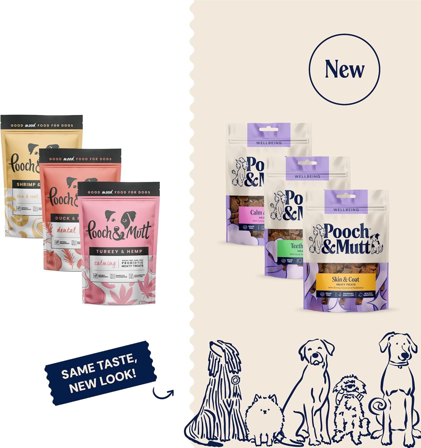 - Meaty Dog Treats (Grain Free), Variety Set, Pack of 3X120G
