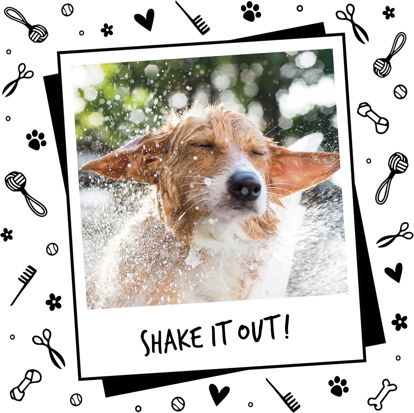 Dog Shampoo and Conditioner with Luxury 2 in 1 Papaya & Coconut Fragrance, Professional Puppy Shampoo Grooming Products for Smelly Dogs