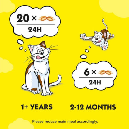 - Chicken Cat Treats - 2X350G - Multipack Snacks 2 Mega Tubs - Bulk Cat Food