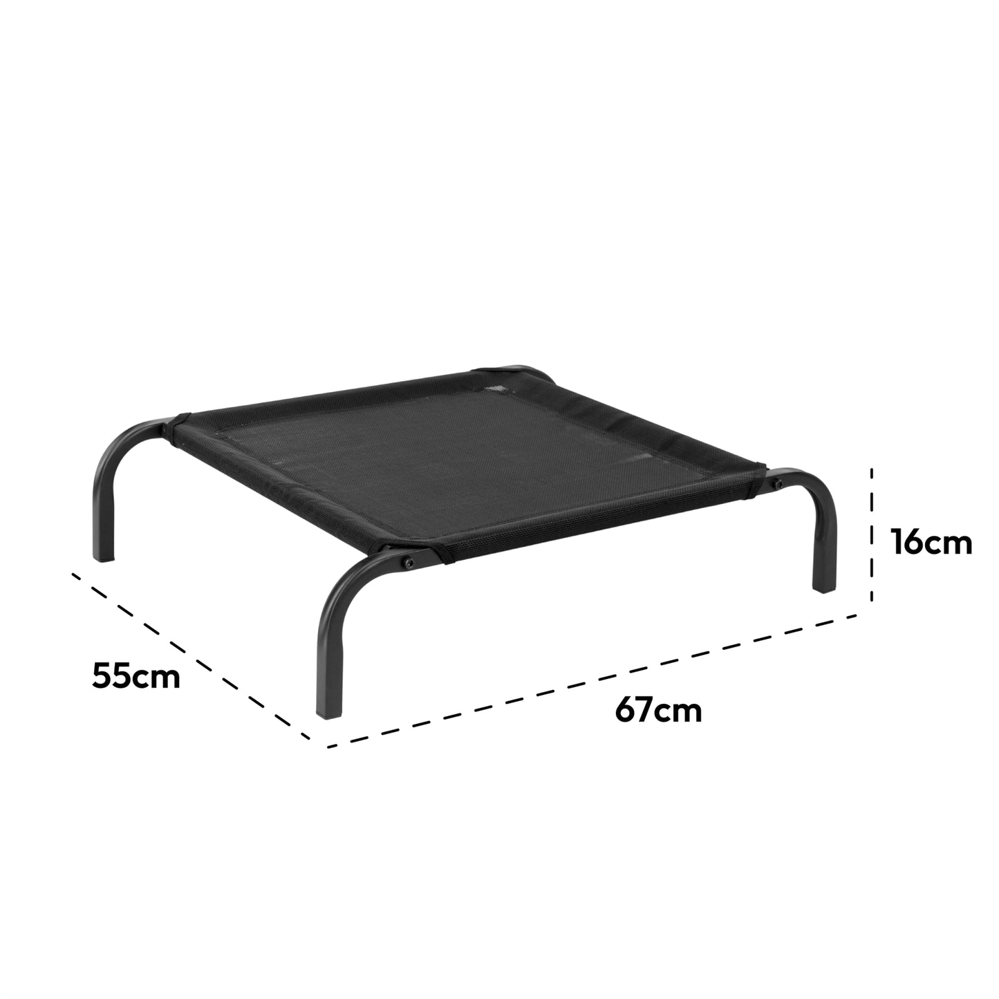 ELEVATED PET BED RAISED INDOOR OUTDOOR CAT DOG PORTABLE MESH COOL CAMPING COT