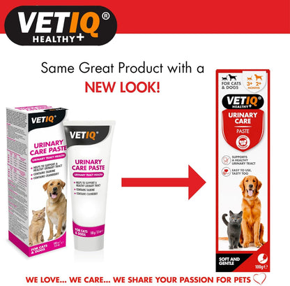 VETIQ Urinary Care Paste 100G Dog and Cat Urinary Supplement