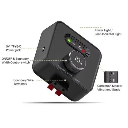 Invisible Wired Electric Dog Fence System Portable Pet Dog In-Ground Outdoor Fence Dog Training Shock Collar Electric Pet Fence