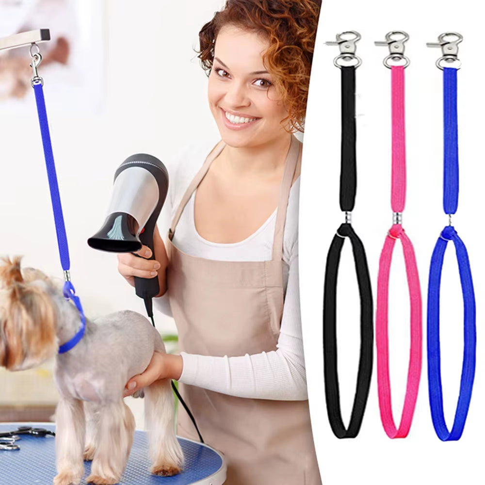 Pet Cat Noose Loop Lock Clip Rope for Grooming Table Arm Bath Leash Leads Fixed Dog Cat Adjustable Harness Pet Accessories