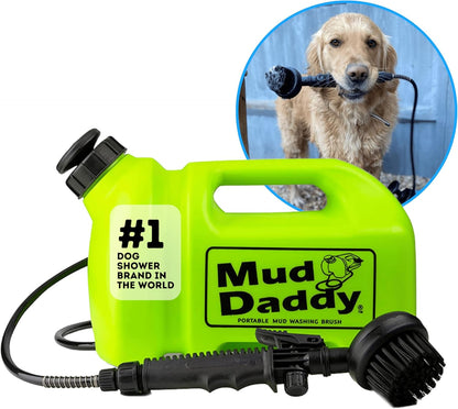 – Portable Pet Washer, Multipurpose Washing Device, Muddy Walks, Pet Cleaning, Grooming Perfect for Dogs, Horses, Bikes, Shoes, Camping and More – 5 Litre – Green