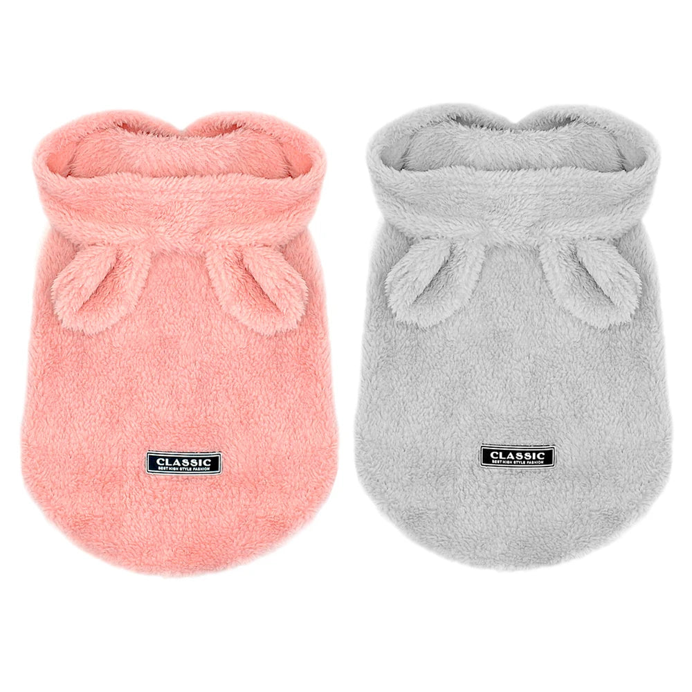 Cute Dog Cat Puppy Clothes Chihuahua Clothing Jacket for Small Medium Dogs Soft Fleece Winter Pet Cat Costume for Yorkshire