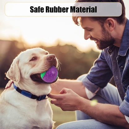 Scooby-Doo Durable Squeaky Set of 8 Dog Balls for Teeth Cleaning Interactive