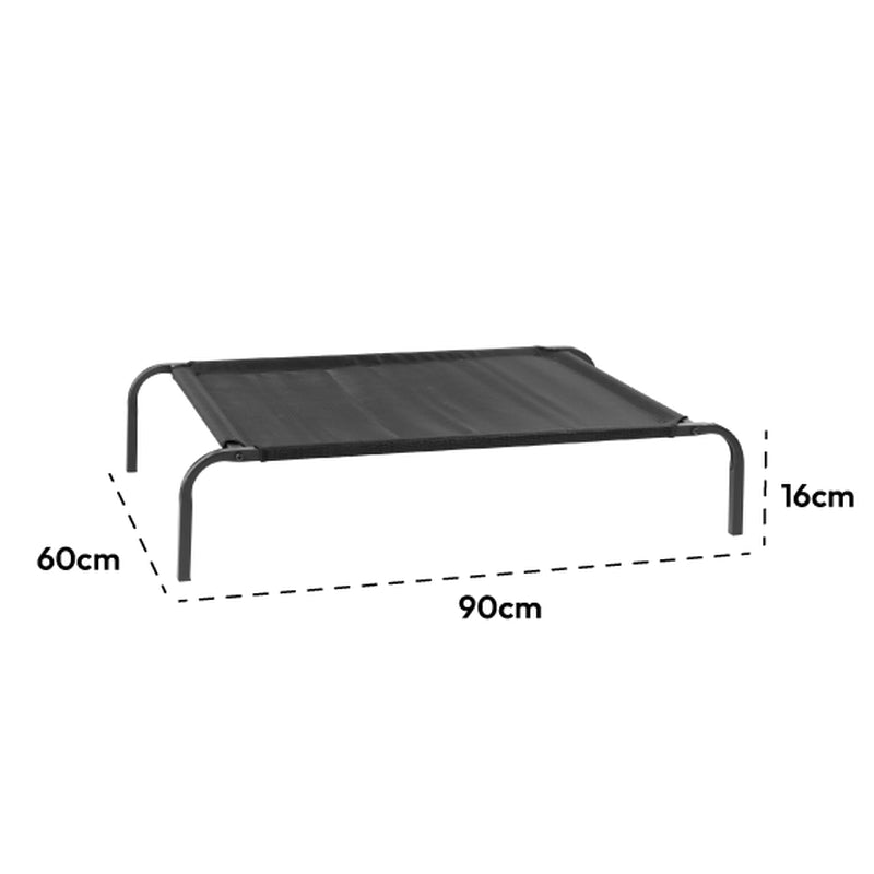 ELEVATED PET BED RAISED INDOOR OUTDOOR CAT DOG PORTABLE MESH COOL CAMPING COT