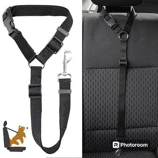 Pet Dog Adjustable Travel SEAT BELT Car Safety Harnesses Lead Restraint Strap✅