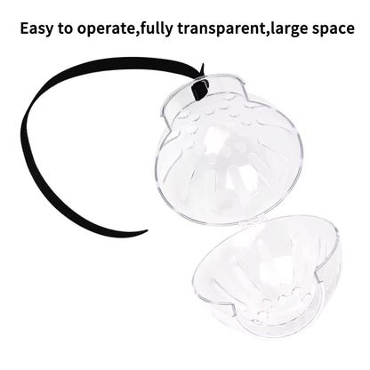 Cat Muzzle Anti-Bite Breathable Cat Grooming Supplies Grooming Mask Bath Grooming Anti-Licking Protective Space Hood