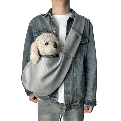 Pet Out Crossbody Bag Summer Cat Dog Pet Supplies Portable Breathable Pet Carriers Bags