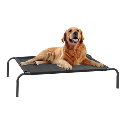 ELEVATED PET BED RAISED INDOOR OUTDOOR CAT DOG PORTABLE MESH COOL CAMPING COT