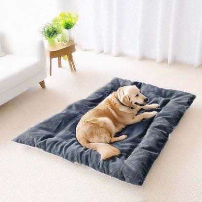 Extra Large Plush Dog Bed Sofa Thickened Super Soft Polyester Pet Mat Dog Crate Mat Bed for Small Medium Large Dog Bed