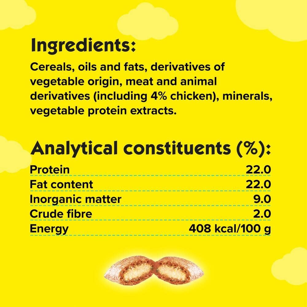 - Chicken Cat Treats - 2X350G - Multipack Snacks 2 Mega Tubs - Bulk Cat Food