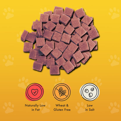 PET MUNCHIES VENISON BEEF LIVER DOG PUPPY TRAINING TREATS GRAIN FREE 50G