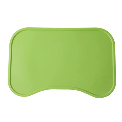 Organic Silicone Anti-Spill Waterproof Easy to Clean Pet Mat, for Cats and Dogs Eat Anti-Spill, Portable Outdoor Feeding