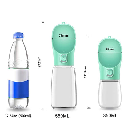 Portable Dog Water Bottle for Small Large Dogs Bowl Outdoor Walking Puppy Pet Travel Water Bottle Cat Drinking Bowl Dog Supplies