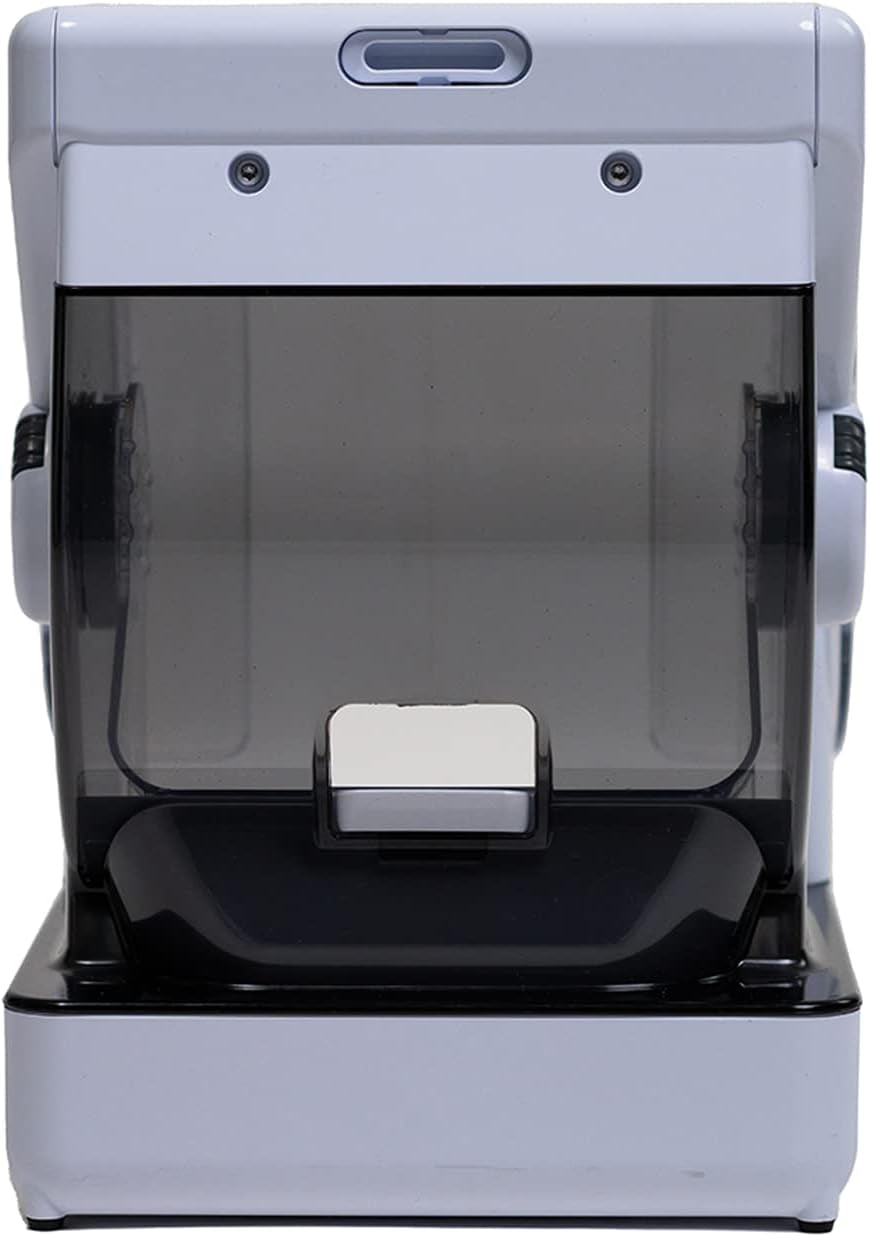 Mibowl Automatic Selective Microchip Smart Pet Feeder (CP500) - BPA and BHT Free Bowl with Enclosed Back for Small to Medium Cats and Small Dogs, White