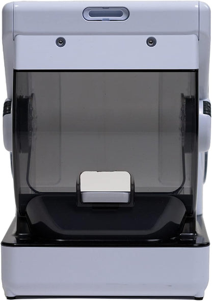 Mibowl Automatic Selective Microchip Smart Pet Feeder (CP500) - BPA and BHT Free Bowl with Enclosed Back for Small to Medium Cats and Small Dogs, White