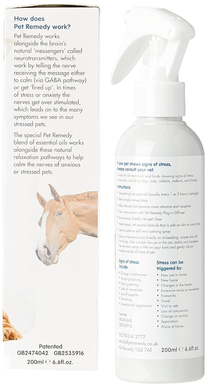 Natural De-Stress and Calming Spray 200 Ml & Natural De-Stress and Calming Wipes 12 Pack