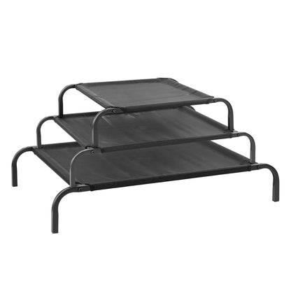 ELEVATED PET BED RAISED INDOOR OUTDOOR CAT DOG PORTABLE MESH COOL CAMPING COT