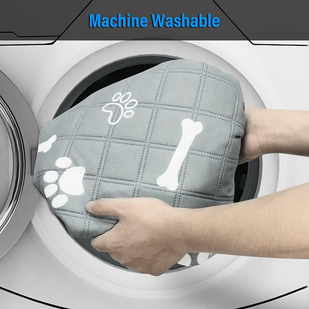 Washable Pee Pads for Dogs, 2 Pack, Non-Slip Dog Pads with Heavy Absorbency, Reusable Training Pads, Waterproof Mat for Whelping, Playpen, Crate, Kennel and Outdoors, 60X 45Cm