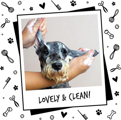 Dog Shampoo and Conditioner with Luxury 2 in 1 Papaya & Coconut Fragrance, Professional Puppy Shampoo Grooming Products for Smelly Dogs