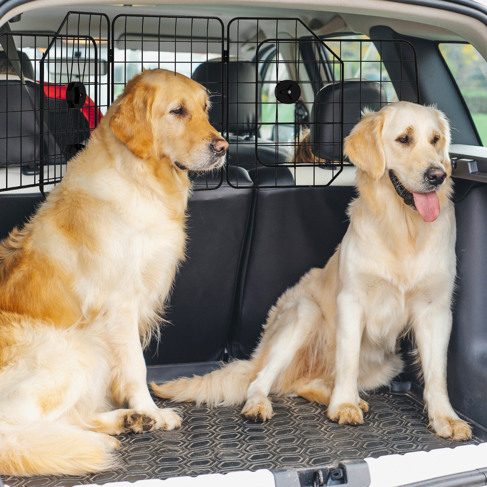 Dog Guard for Suvs, Vehicles, Vans, Car Barrier with Adjustable Width