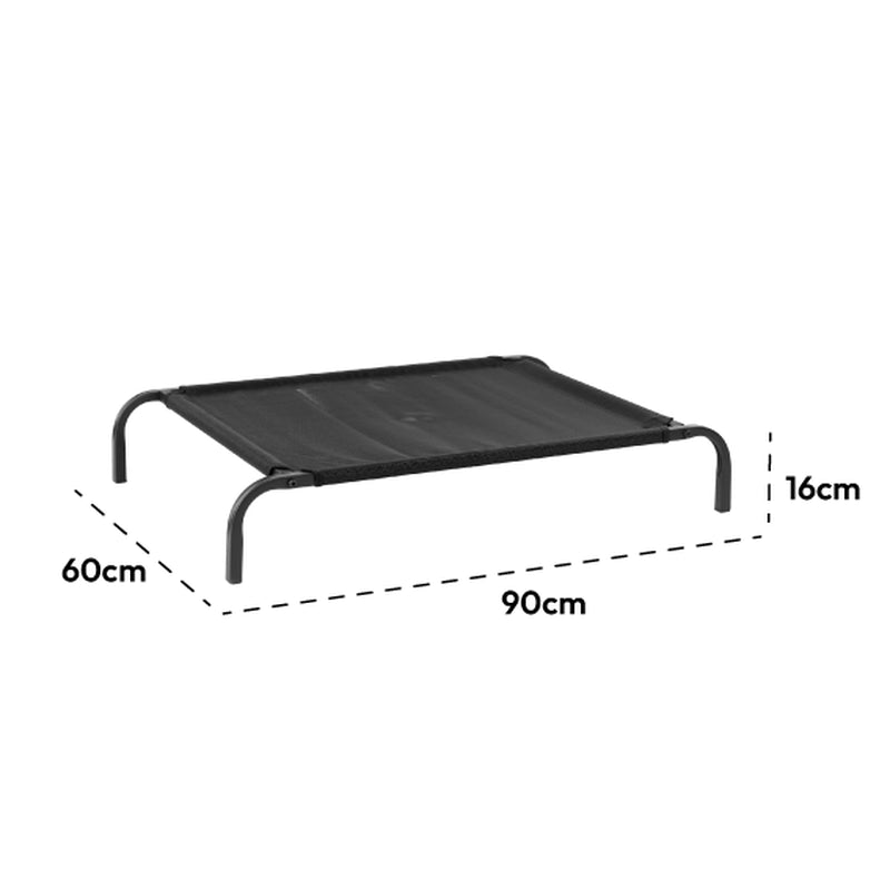 ELEVATED PET BED RAISED INDOOR OUTDOOR CAT DOG PORTABLE MESH COOL CAMPING COT
