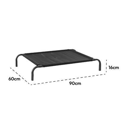 ELEVATED PET BED RAISED INDOOR OUTDOOR CAT DOG PORTABLE MESH COOL CAMPING COT