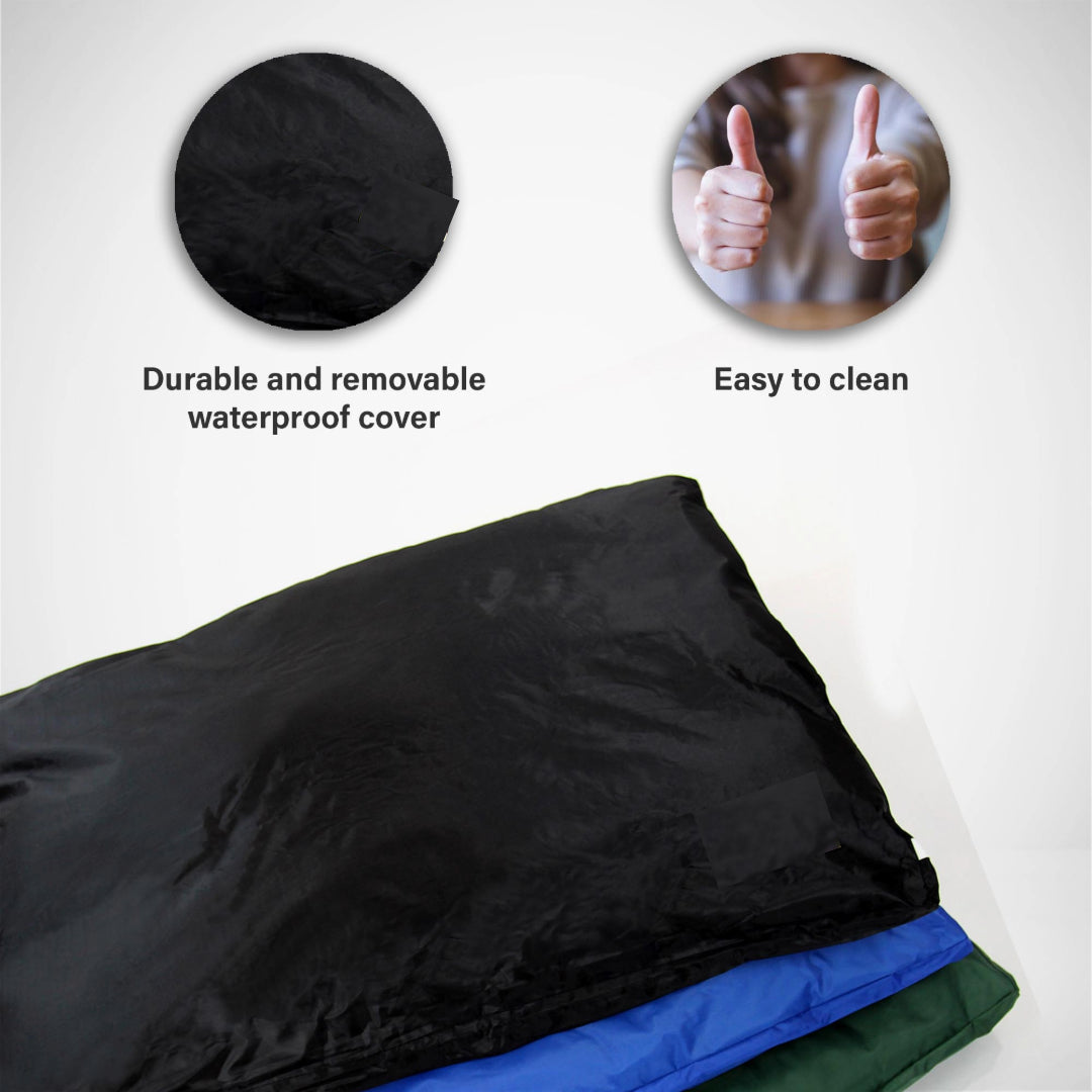 Waterproof Dog Bed Heavy Duty Cover Hardwearing Puppy Pet Cushion Mattress Tough