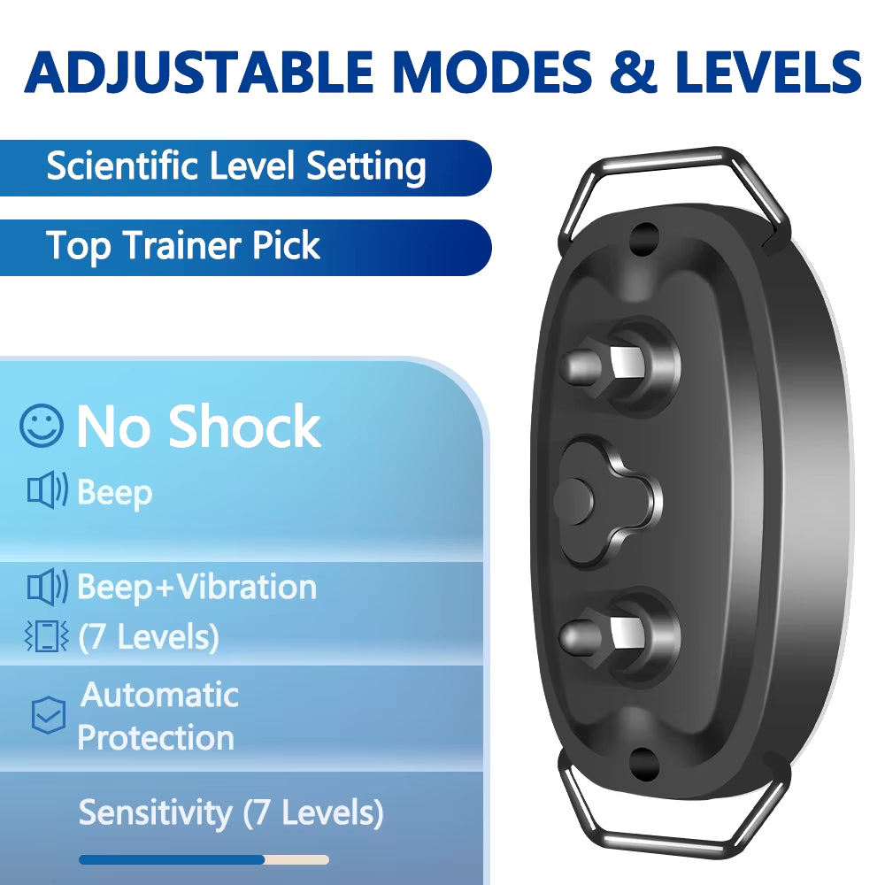 2024 New Smart Dog Bark Collar,Rechargeable Smart Barking Collar, anti Bark Training Collar Adjustable Sensitivity