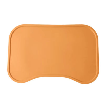 Organic Silicone Anti-Spill Waterproof Easy to Clean Pet Mat, for Cats and Dogs Eat Anti-Spill, Portable Outdoor Feeding